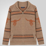 Vintage longhorn knit sweater