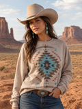 KELLY AZTEC GRAPHIC SWEATSHIRT