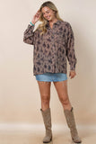 EVERETT WESTERN BUCKING HORSES PRINT SHIRT