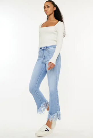 HIgh Rise "Aspen" Crop Pant