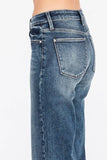 "Haly" MID RISE LOOSE STRAIGHT W/ CUFFED HEM JEANS