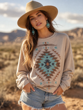 KELLY AZTEC GRAPHIC SWEATSHIRT